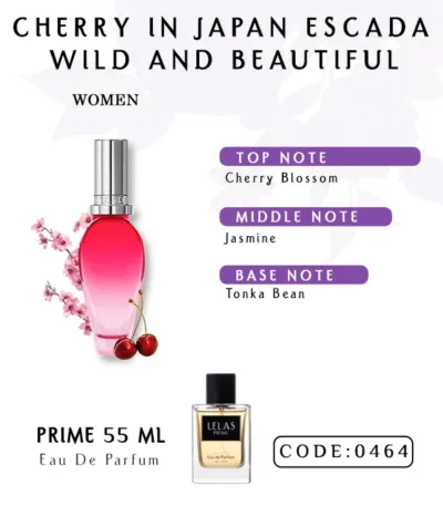 Cherry In Japan Escada Wild And Beautiful Perfume Eau de Perfume 55 ML