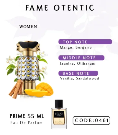 Fame Otentic Perfume Eau de Perfume 55 ML