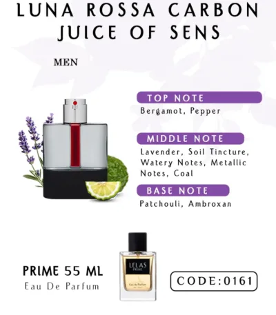 Luna Rossa Carbon Juice of Sens Perfume Eau de Perfume 55 ML