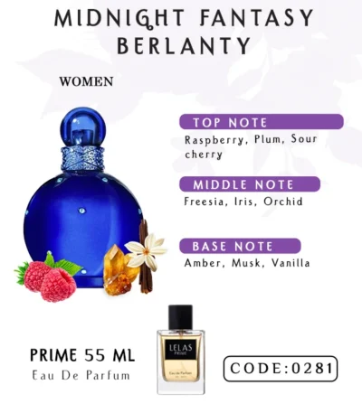 Midnight Fantasy Berlanty Perfume Eau de Perfume 55 ML
