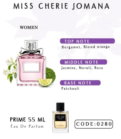 Miss Cherie Jomana Eau de Perfume 55 ML