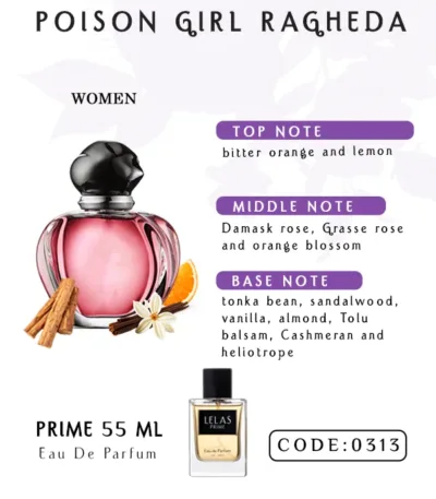 Poison Girl Ragheda Perfume Eau de Perfume 55 ML