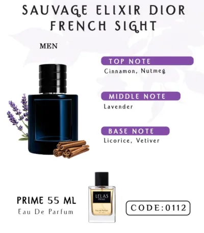 Sauvage Elixir Dior French Sight Perfume Eau de Perfume 55 ML