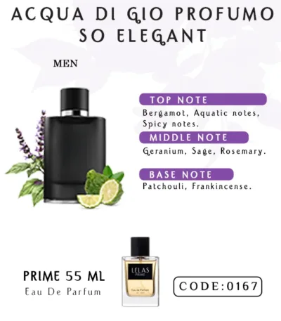 Acqua Di Gio Profumo So Elegant Perfume Eau de Perfume 55 ML