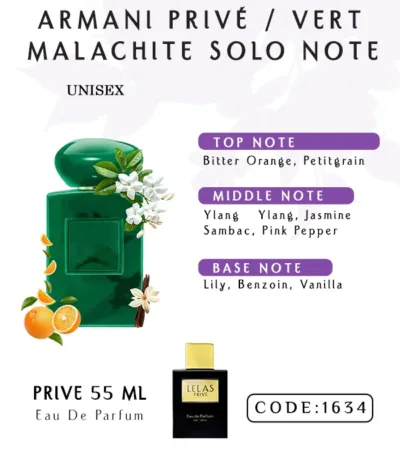 Solo Note Vert Malachite Perfume Eau de Perfume 55 ML
