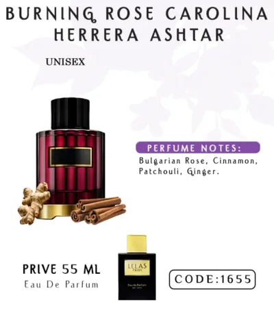 Burning Rose Ashtar Perfume Eau de Perfume 55 ML