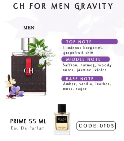 CH For Men Gravity Eau de Perfume 55 ML