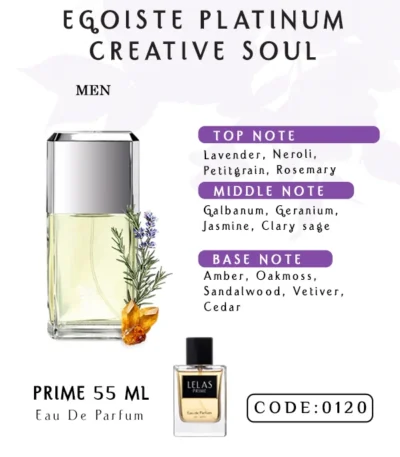 Egoiste Platinum Creative Soul Eau de Perfume 55 ML