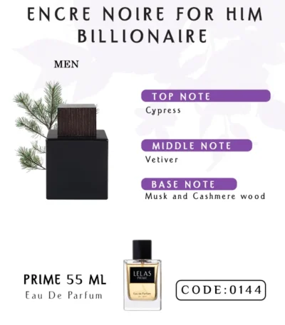 Encre Noire for Him Billionaire Eau de Perfume 55 ML