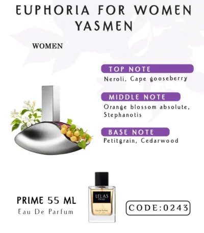 Euphoria for Women Yasmen Perfume Eau de Perfume 55 ML