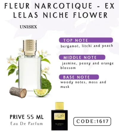 Fleur Narcotique Ex Lelas Niche Flower Perfume Eau de Perfume 55 ML