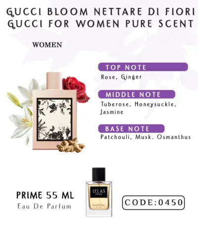 Gucci Bloom Nettare di Fiori Pure Scent Perfume Eau de Perfume 55 ML