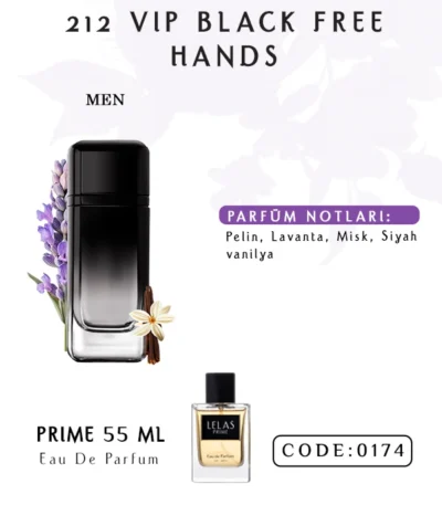 212 VIP Black Free Hands Perfume Eau de Perfume 55 ML