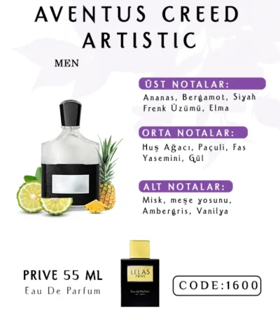 Aventus Creed Artistic Perfume Eau de Perfume 55 ML