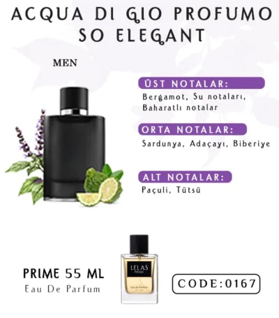 Acqua Di Gio Profumo So Elegant Perfume Eau de Perfume 55 ML