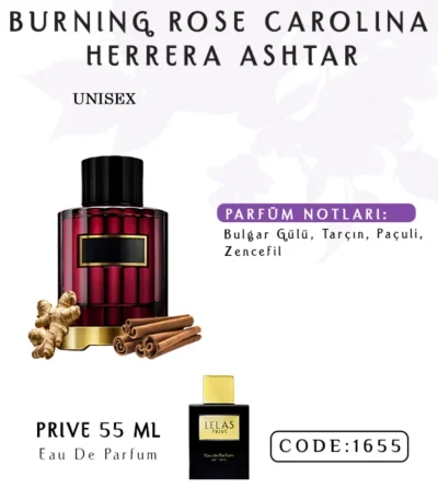 Burning Rose Ashtar Perfume Eau de Perfume 55 ML