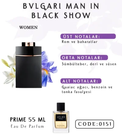 Bvlgari Man In Black Show Eau de Perfume 55 ML