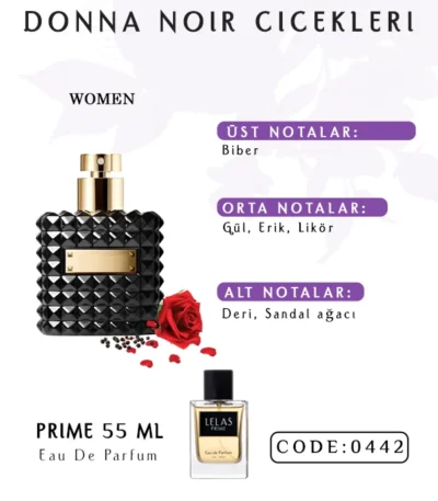 Donna Noir Çiçeklerı Perfume Eau de Perfume 55 ML