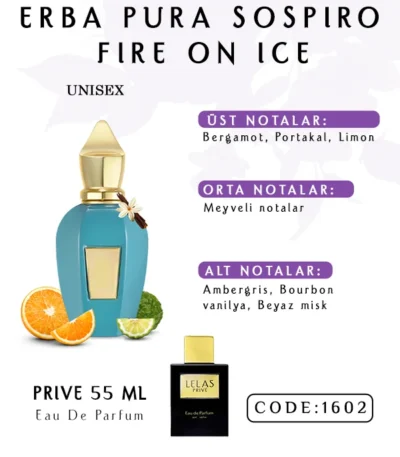 Erba Pura Sospiro Fire On Ice Perfume Eau de Perfume 55 ML