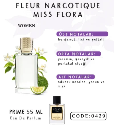 Fleur Narcotique Ex Lelas Niche Flower Perfume Eau de Perfume 55 ML