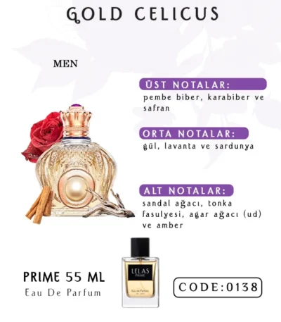 Gold Celicus Eau de Perfume 55 ML
