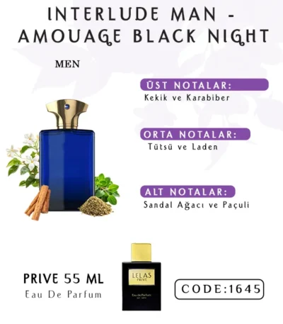 Interlude Man Amouage Black Night Eau de Perfume 55 ML