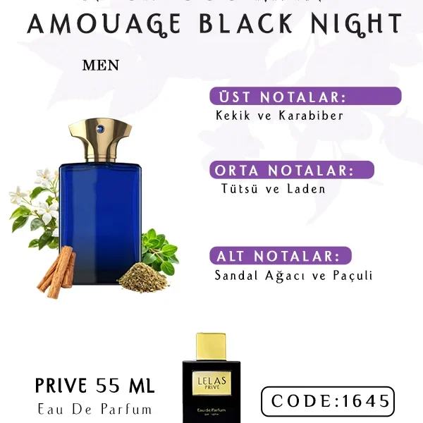 Interlude Man Amouage Black Night Eau de Perfume 55 ML