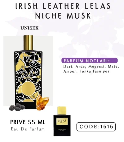 Irish Leather LELAS Niche Musk Eau de Perfume 55 ML