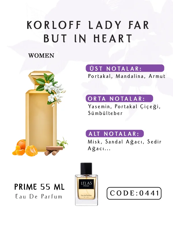 Korloff Lady Far But In Heart Korloff Lady Far But In Heart Eau de Perfume 55 ML
