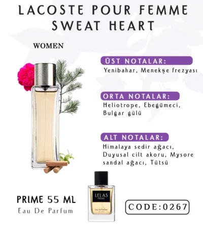 Lacoste Pour Femme Sweat Heart Eau de Perfume 55 ML