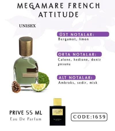 Megamare French Attitude Perfume Eau de Perfume 55 ML