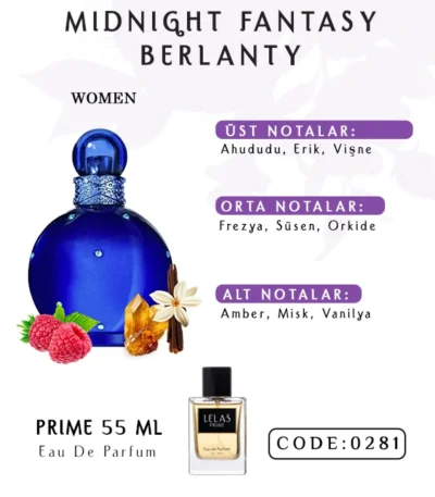 Midnight Fantasy Berlanty Perfume Eau de Perfume 55 ML