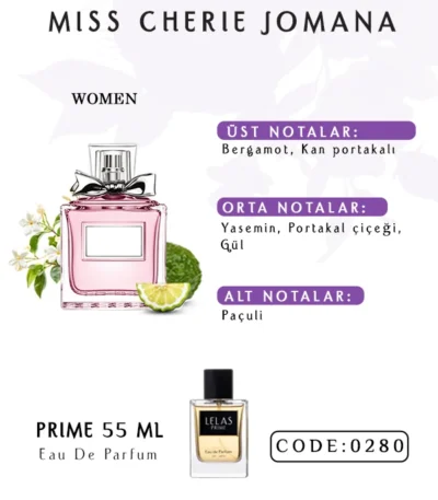 Miss Cherie Jomana Eau de Perfume 55 ML