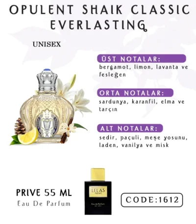 Opulent Shaik Classic Everlasting Perfume Eau de Perfume 55 ML