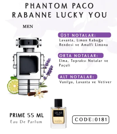 Phantom Paco Rabanne Lucky You Perfume Eau de Perfume 55 ML