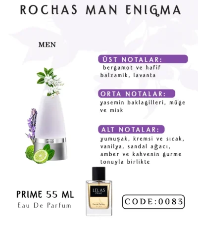 Rochas Man Enigma Eau de Perfume 55 ML