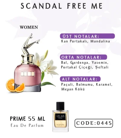Scandal Free Me Perfume Eau de Perfume 55 ML