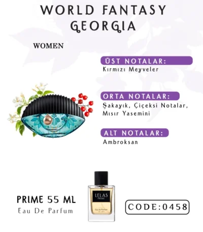 World Fantasy Georgia Perfume Eau de Perfume 55 ML